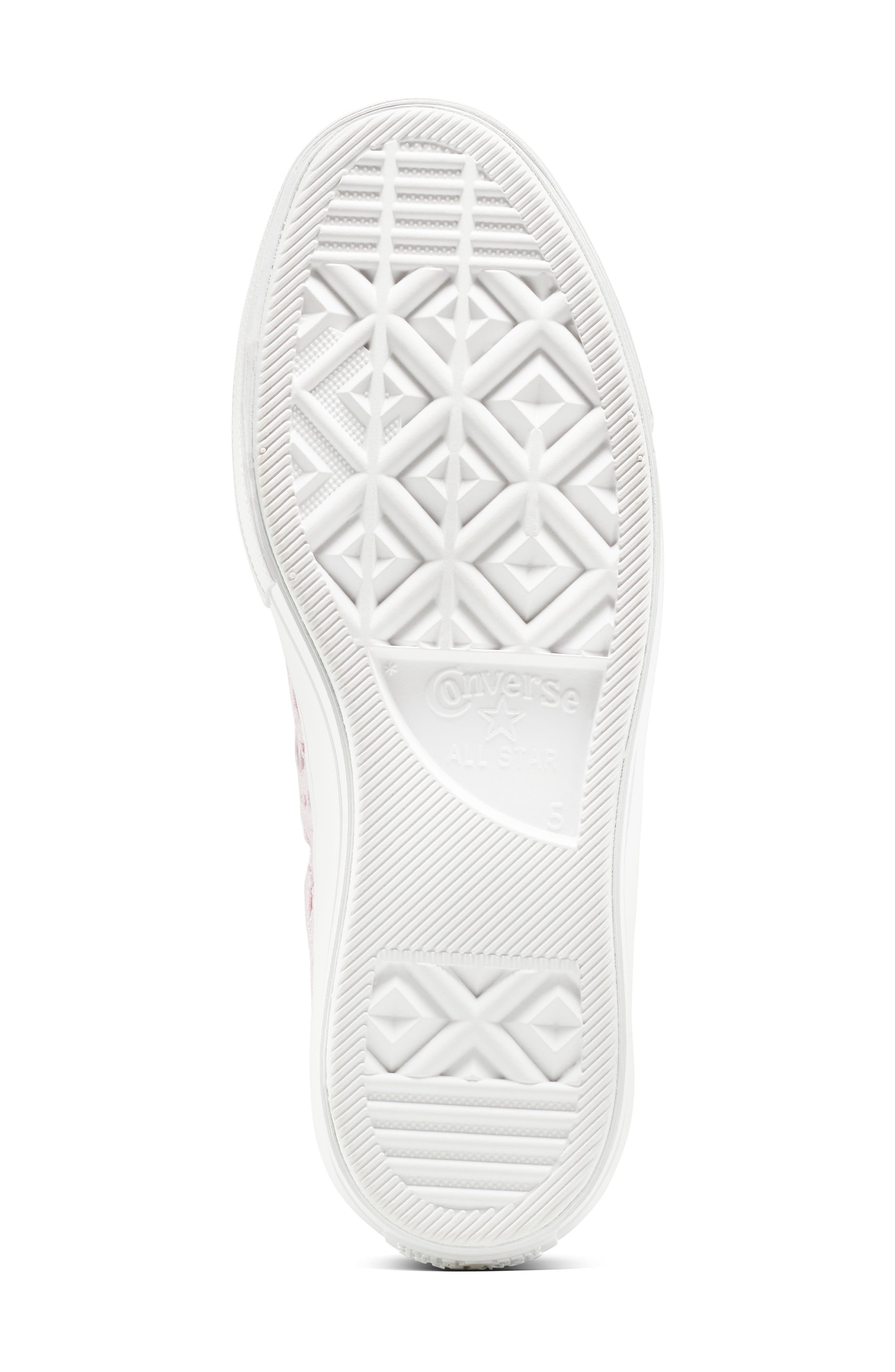 Converse Chuck Taylor® All Star® Woven Platform Sneaker in Summit Pink/white at Nordstrom - 4