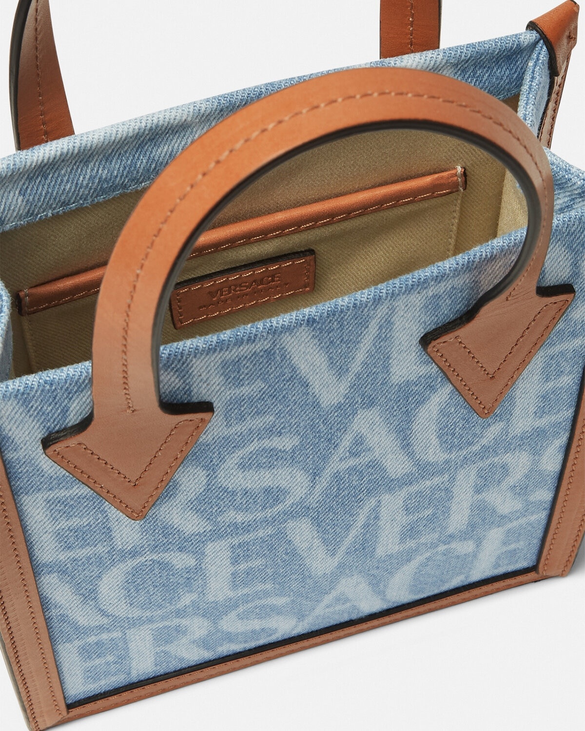 Versace Allover Crossbody Bag - 4