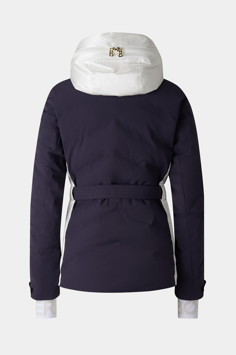 Kira quilted jacket in Navy blue/white 11