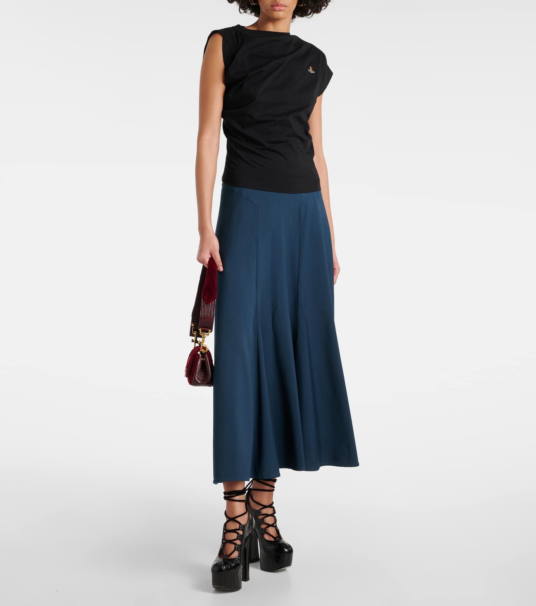 Asymmetric cotton top - 2