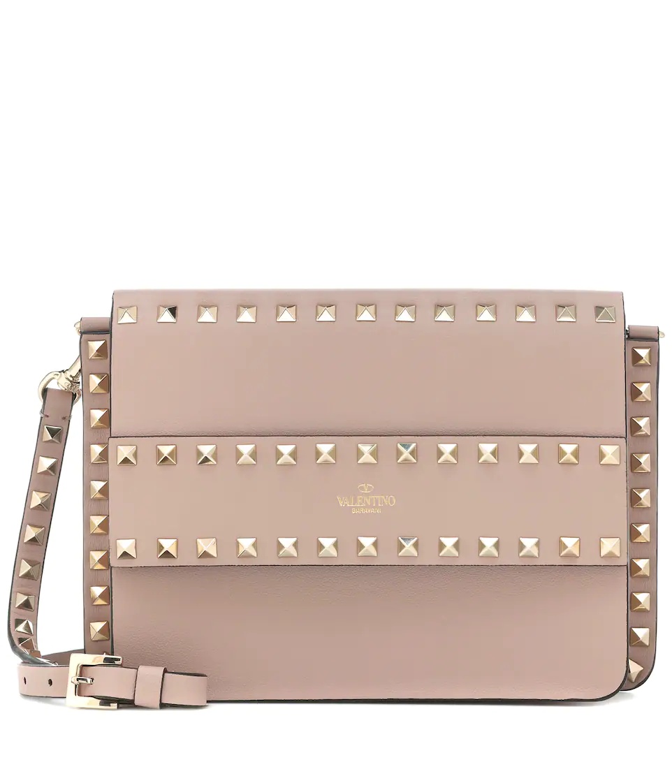 Rockstud Small leather crossbody bag - 1