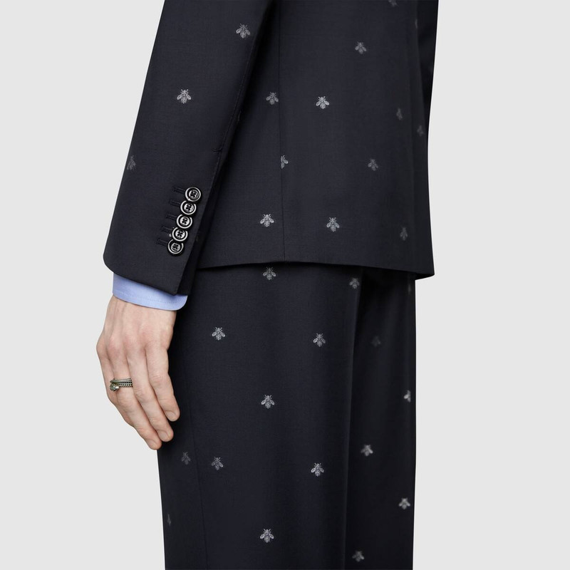 New Signoria bees wool gabardine suit 9