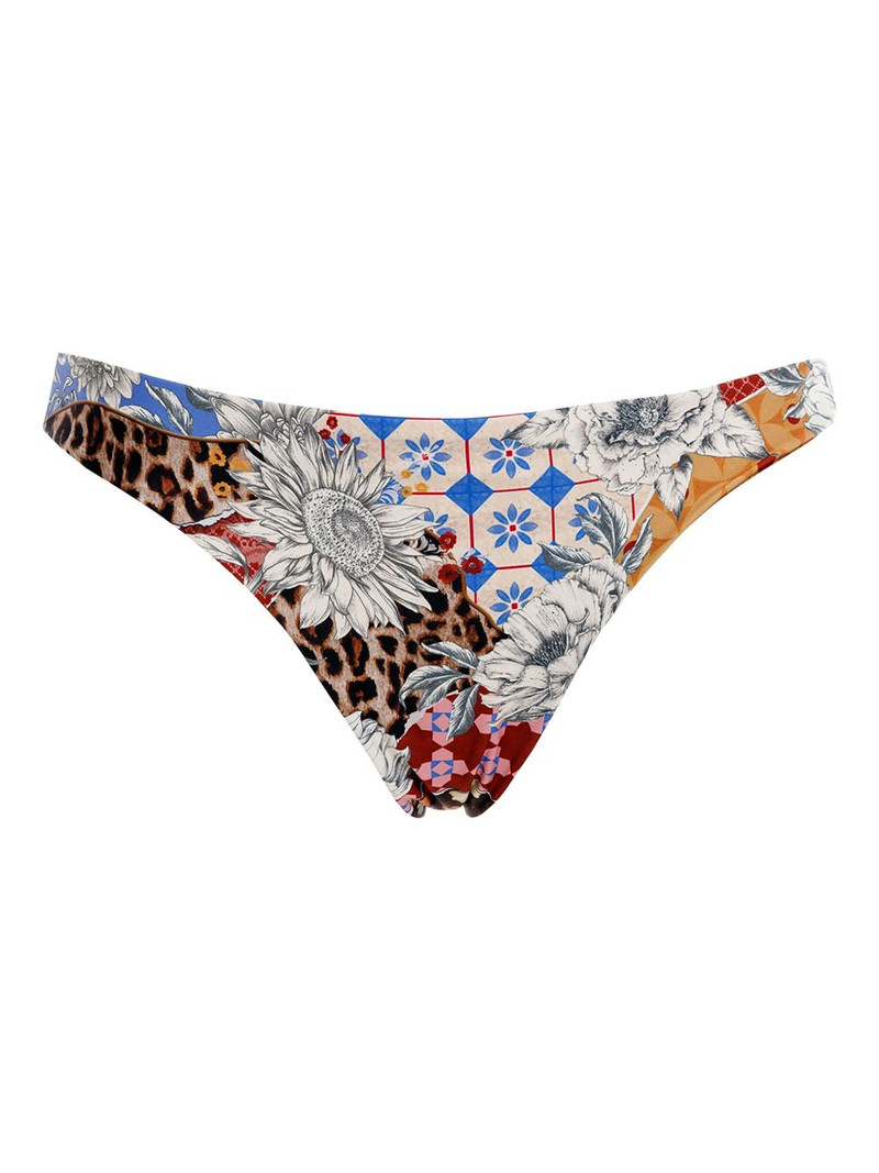 Agua by Agua Bendita Ilu Quilt bikini bottoms outlook