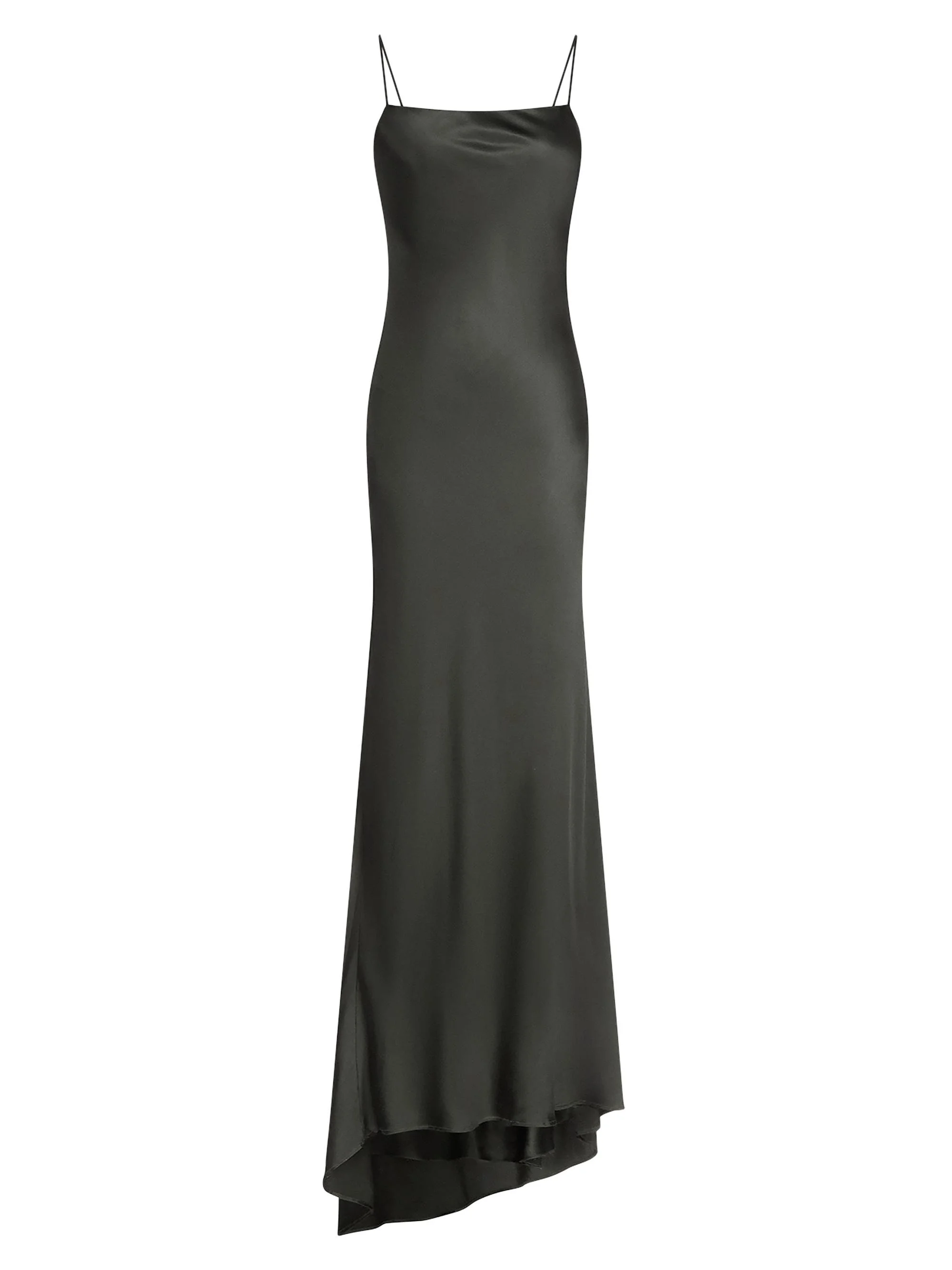 Women's Open-Back Silk Maxi Slipdress - Rosin - 1