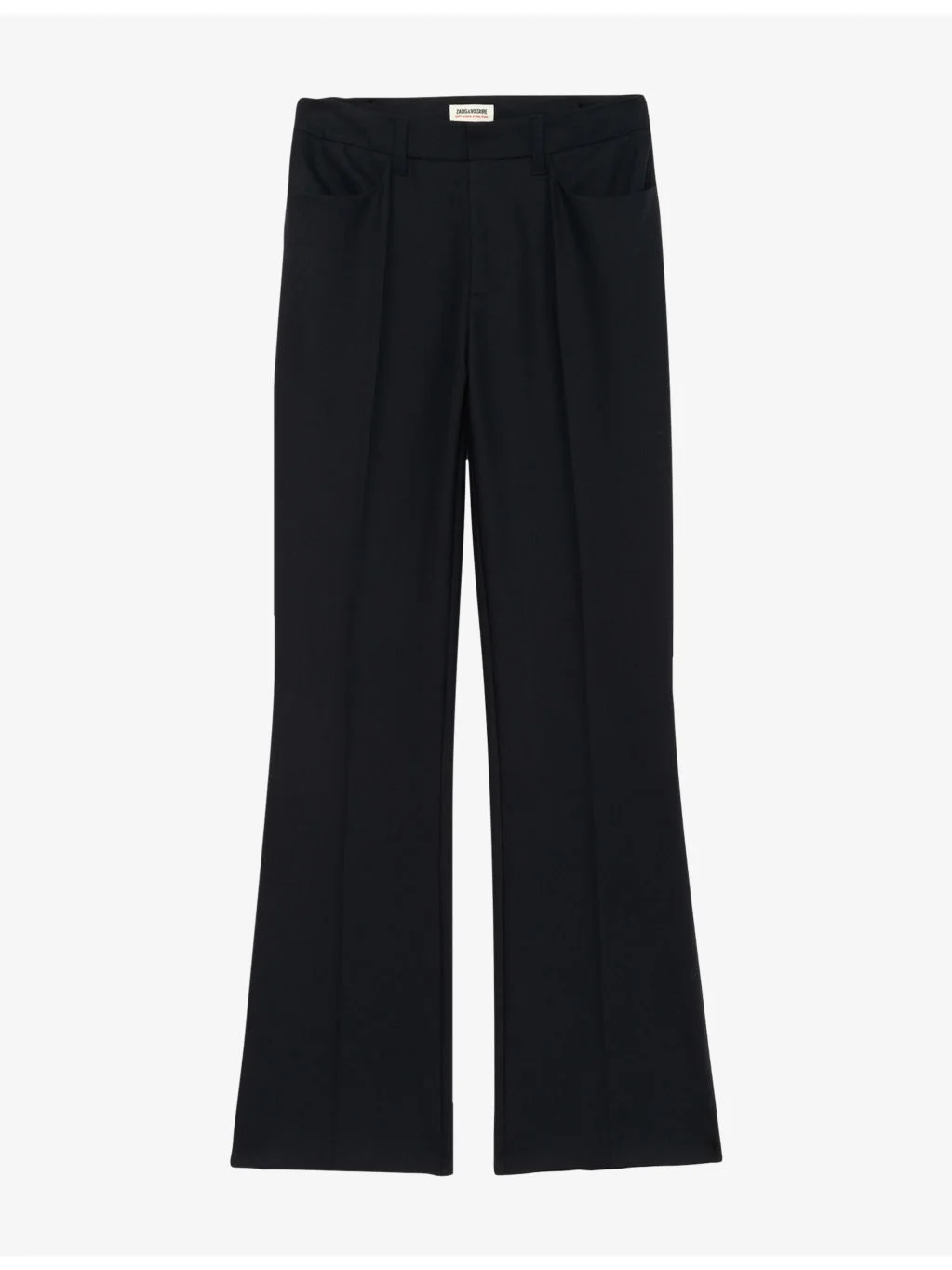 Pistol Flared-Leg Mid-Rise Stretch-Woven Trousers - 1