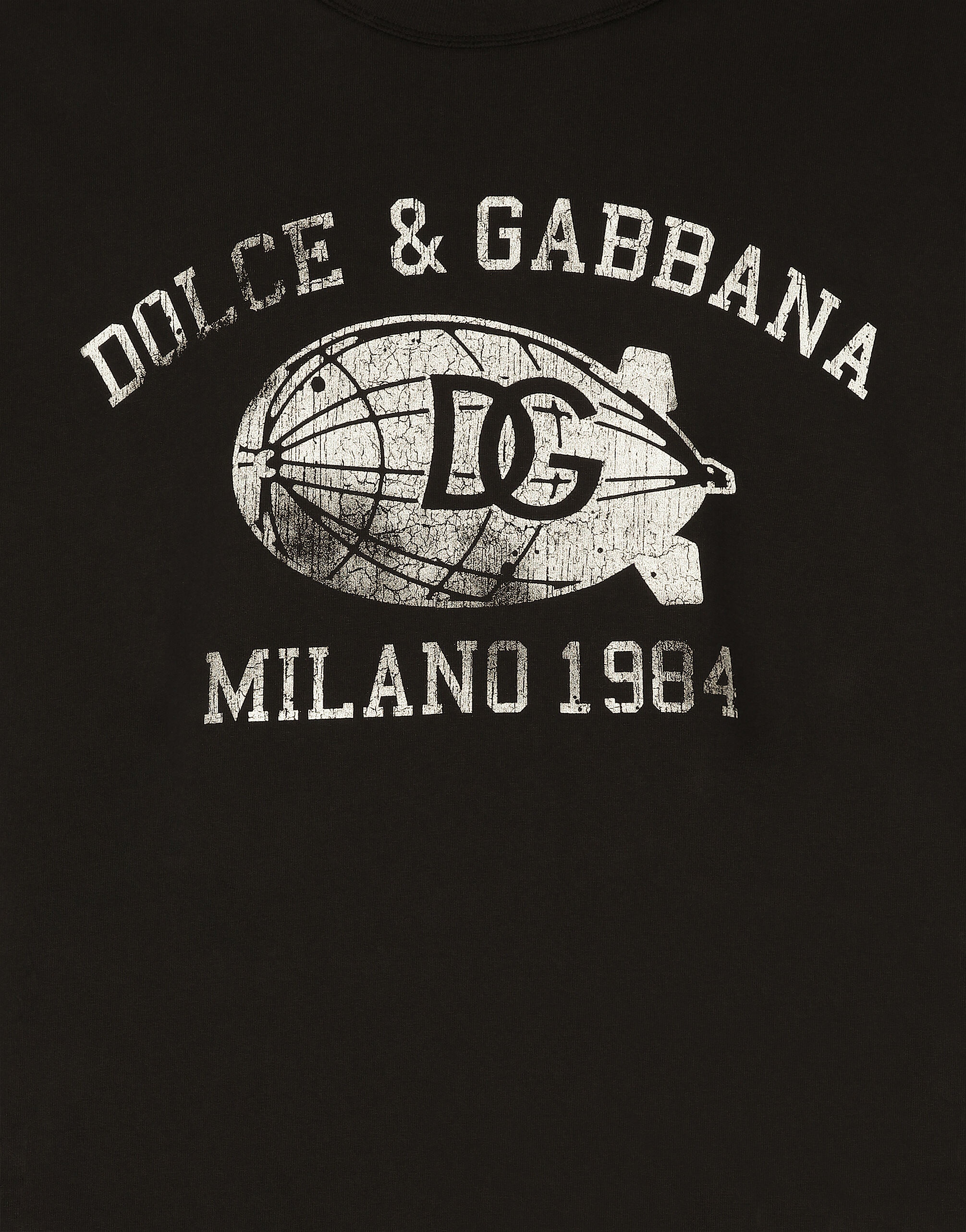 Cotton T-shirt with logo print - 5