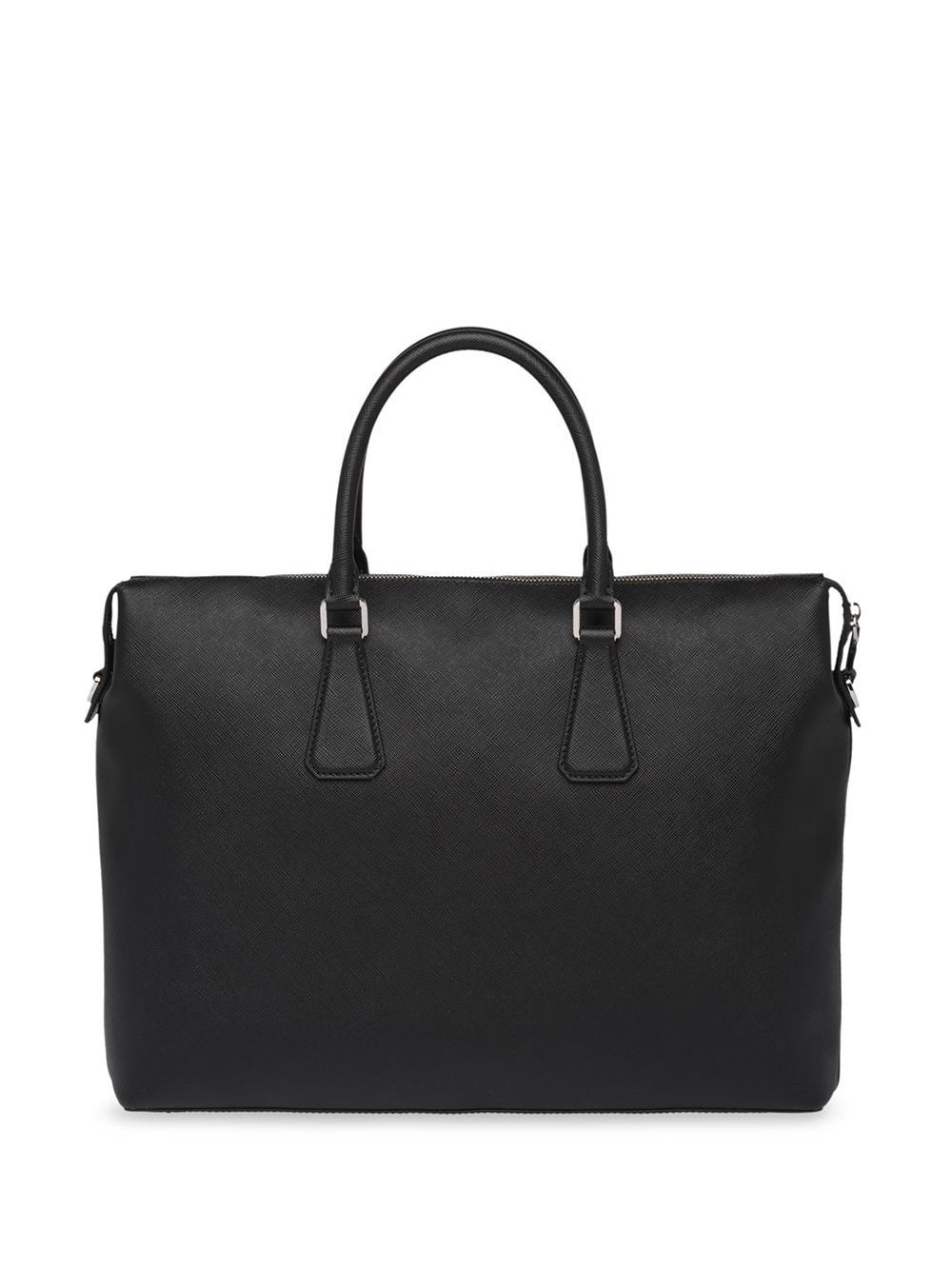 Saffiano leather briefcase - 3