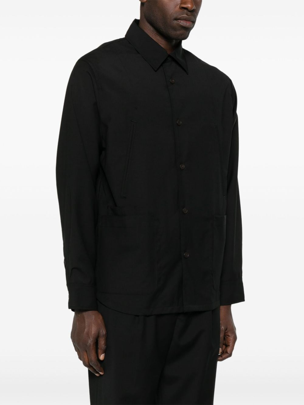 Wool shirt jacket - 4