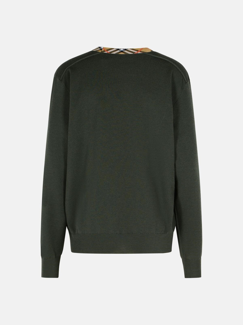 Burberry 'MICHAEL' DARK GREEN WOOL SWEATER outlook