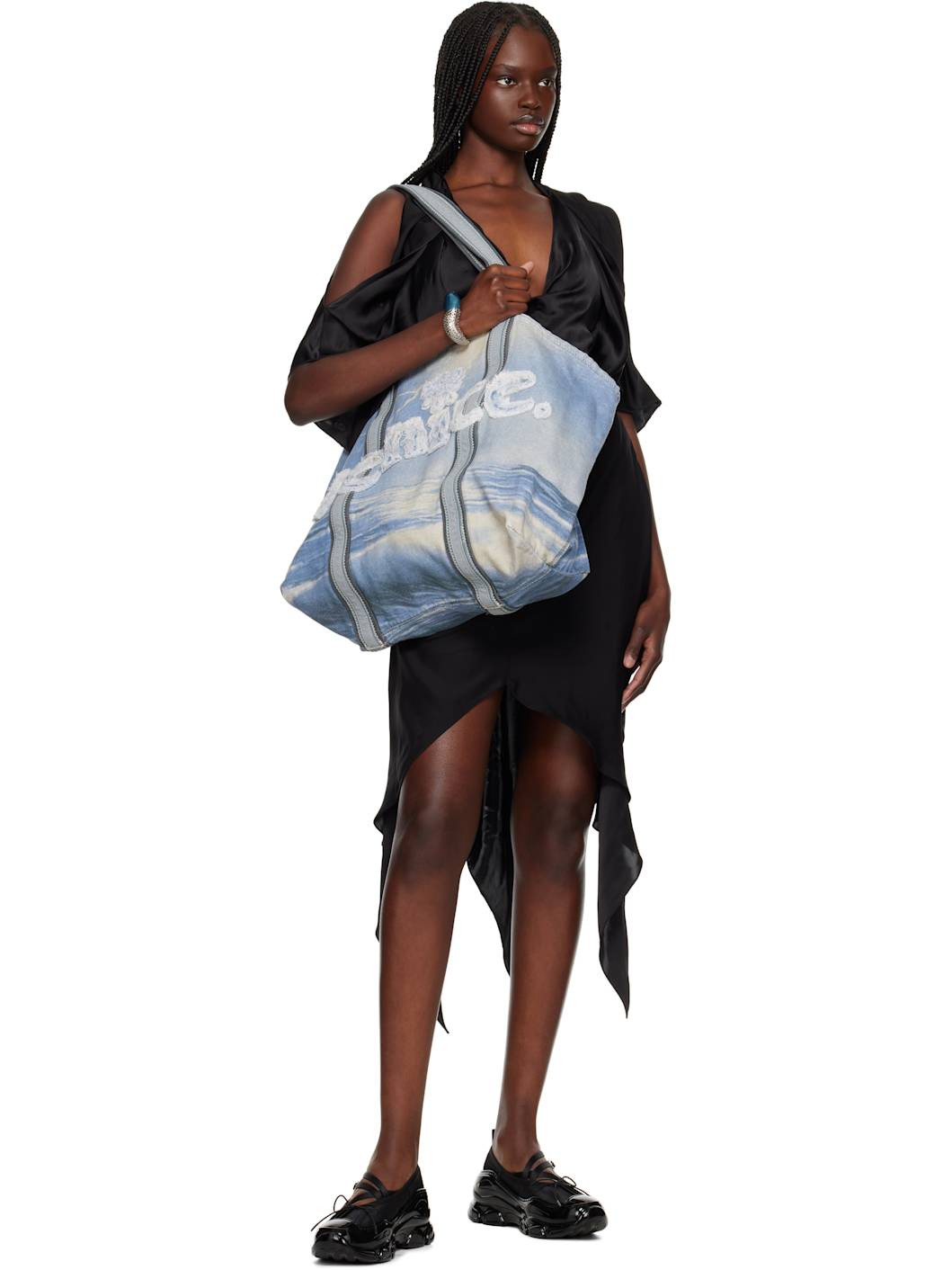 Blue 'Venice' Tote - 4