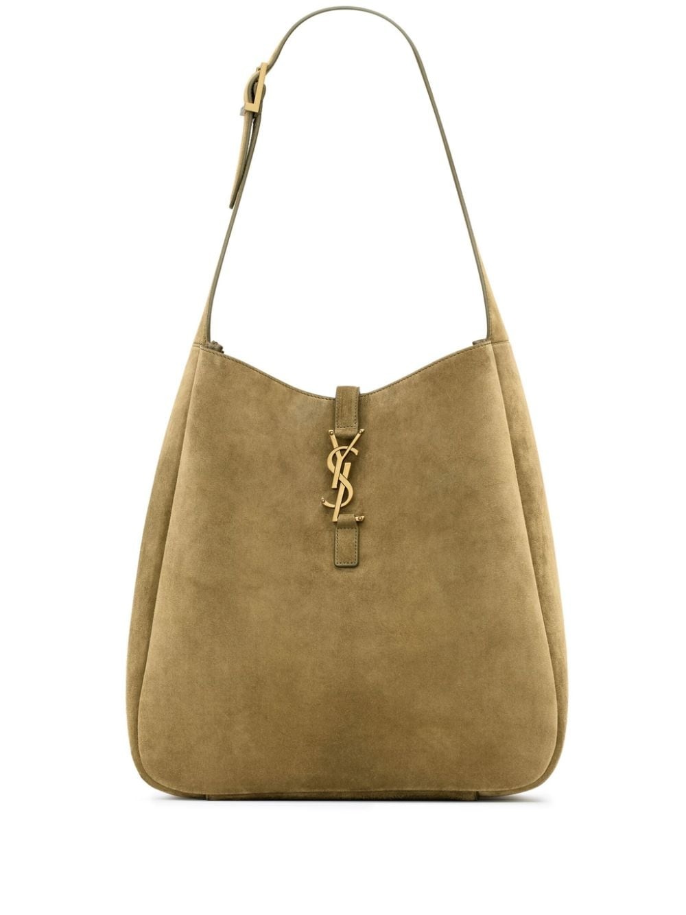 large Le 5 Ã  7 suede shoulder bag - 1