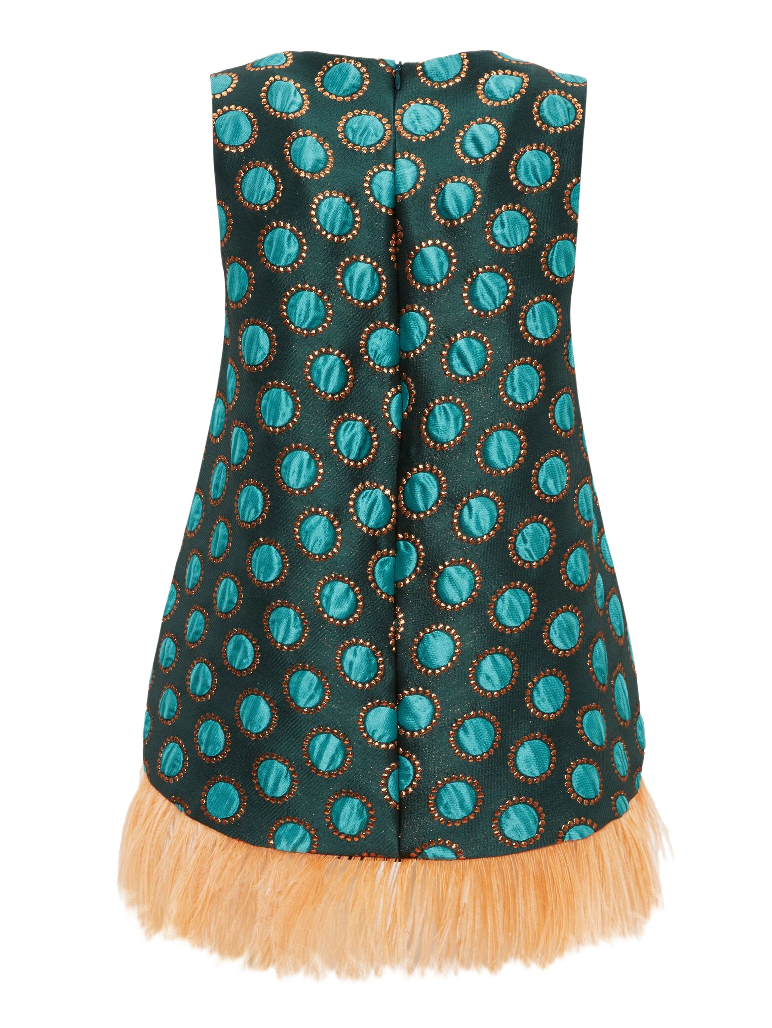 La DoubleJ La Scala Top Jacquard Winter Sun Emerald at Nordstrom - 3