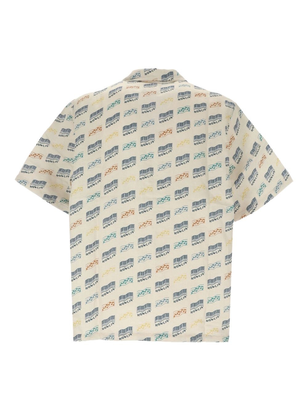 logo-print shirt - 2