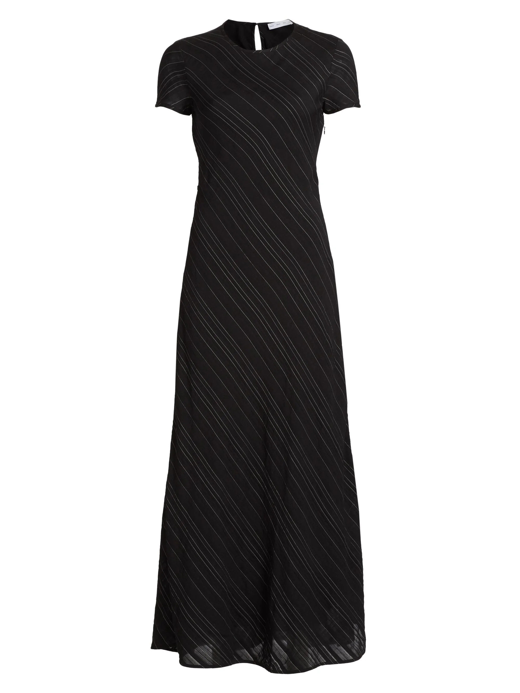 Women's Delphine Striped A-Line Maxi Dress - Chalk Black - 1