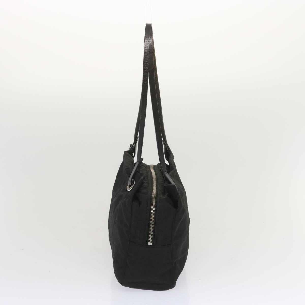 FENDI Zucca Canvas Hand Bag Black - 5