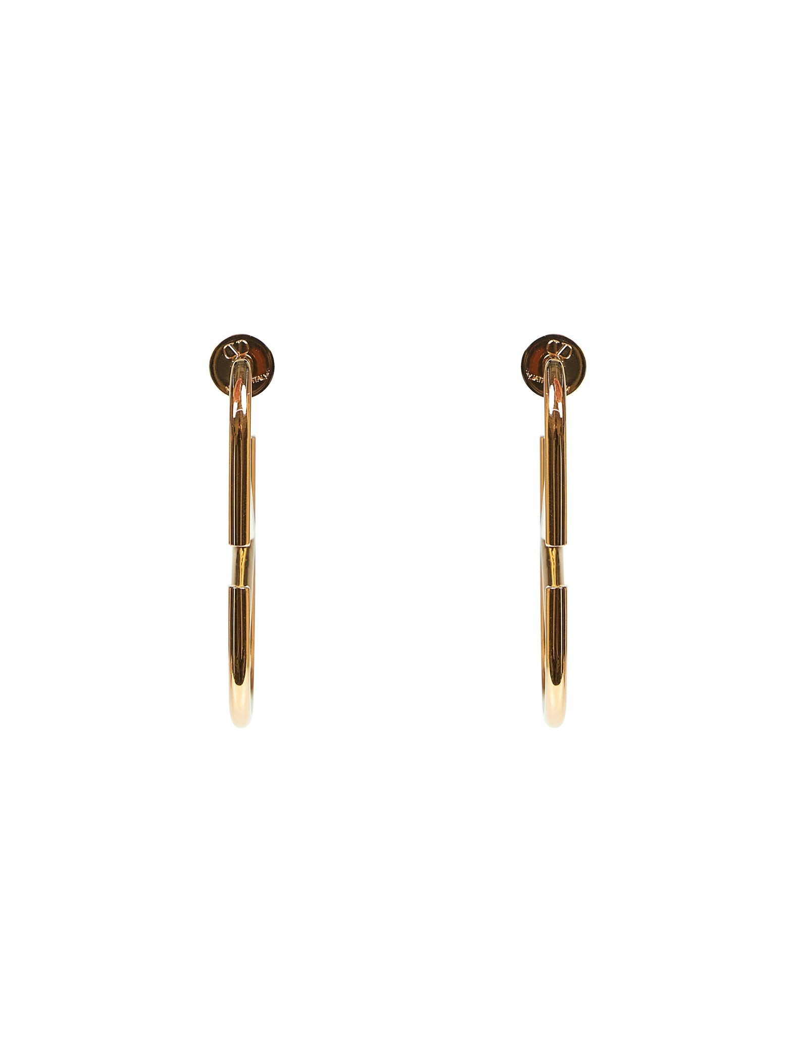 Valentino Garavani Women Gold Metal Vlogo Signature Earrings - 1