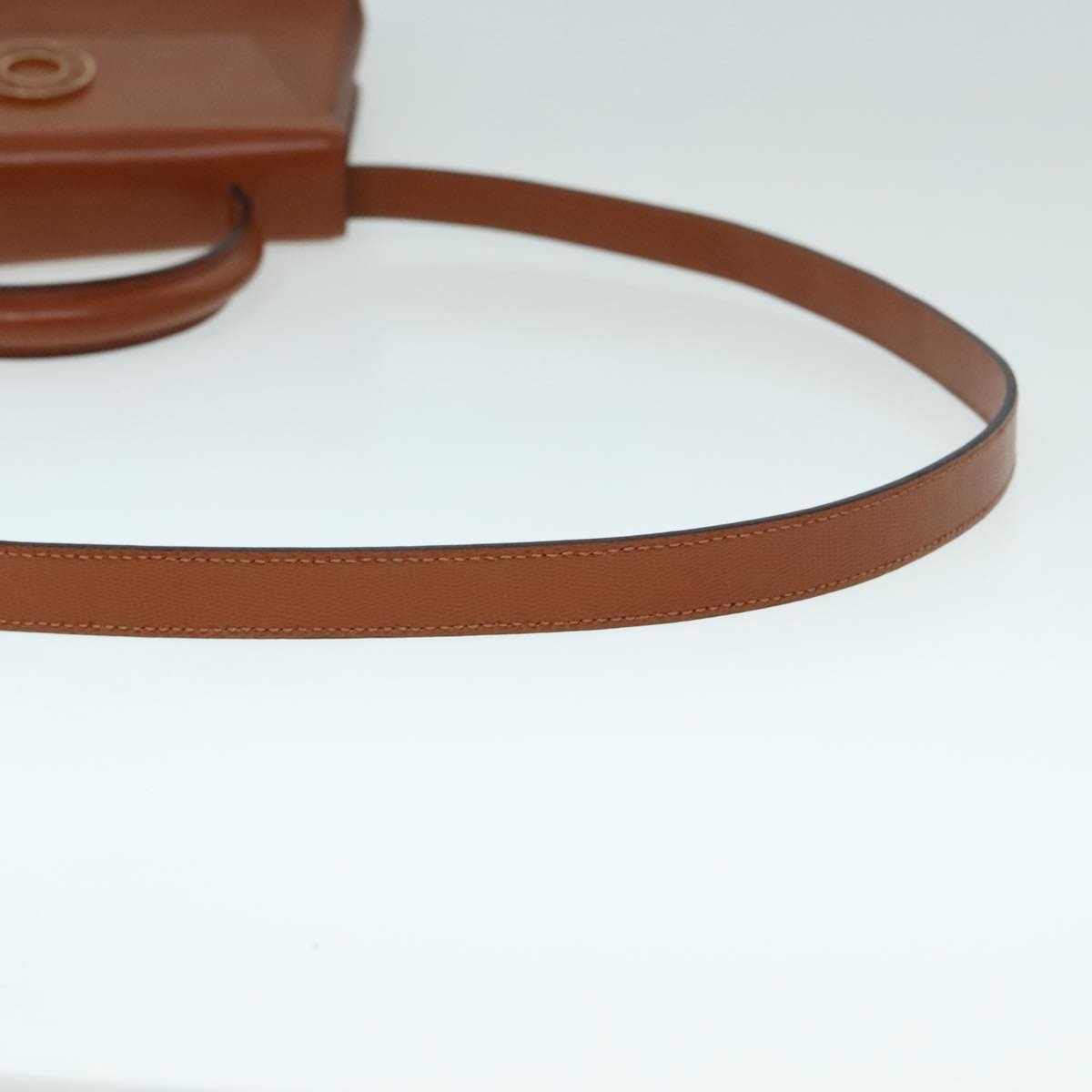 CELINE Hand Bag Leather Brown Gold - 10