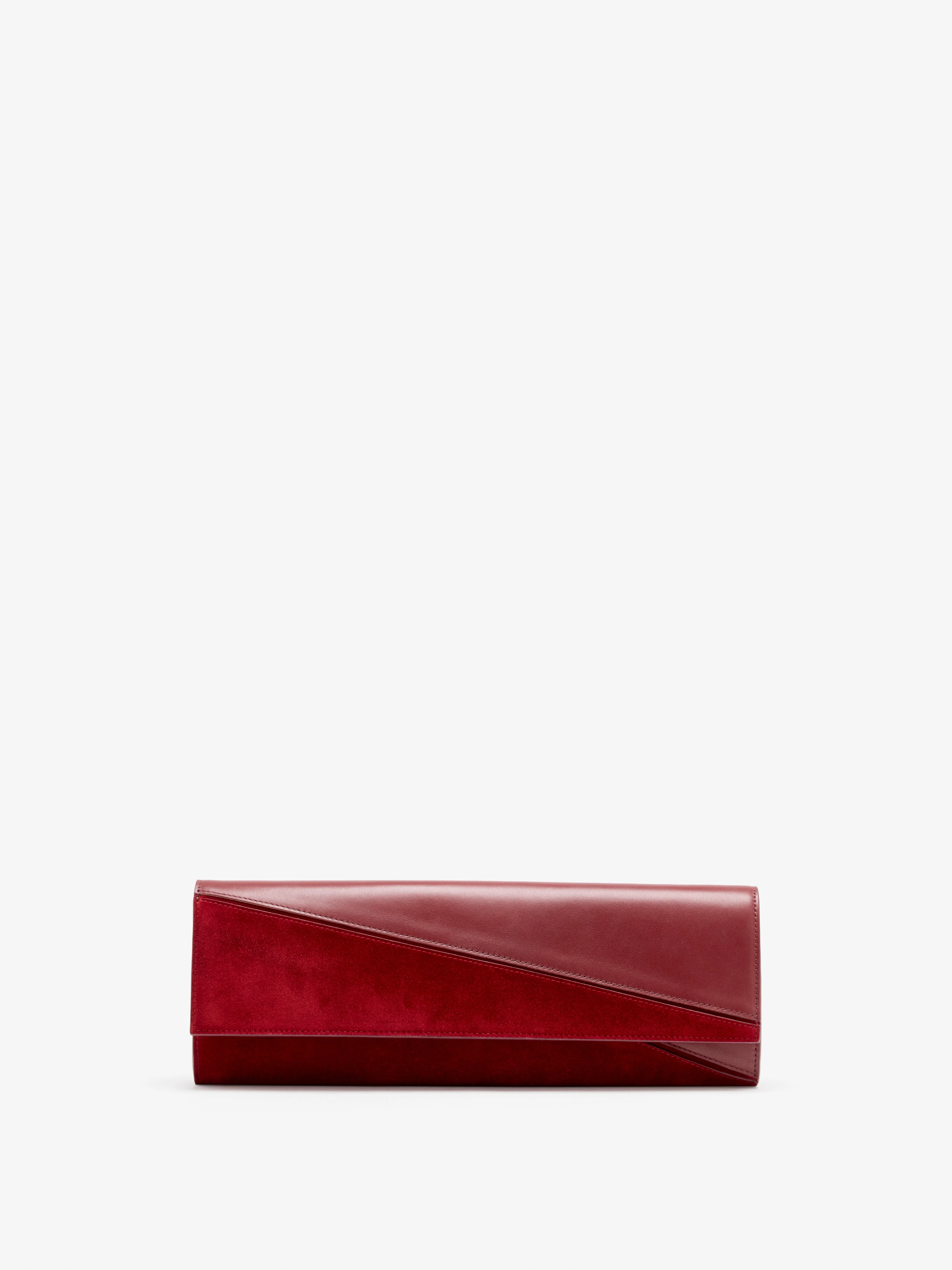 Hex Clutch in Smooth Calf and Lux Suede - 1