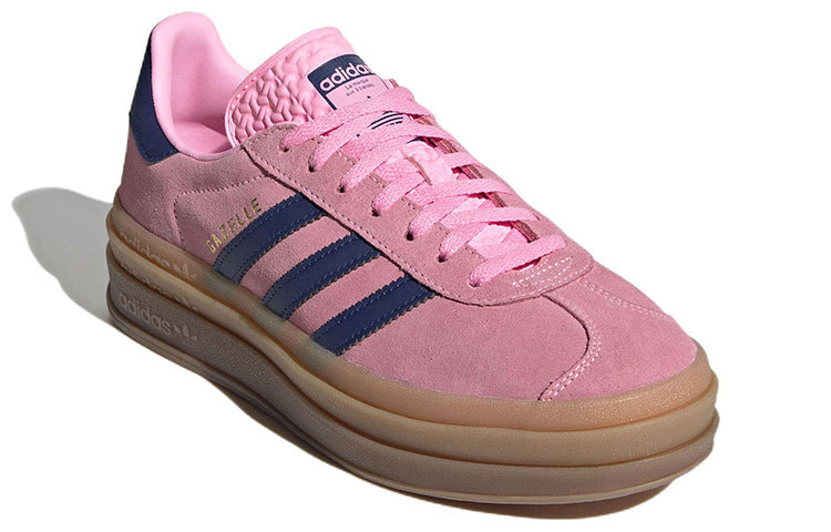 (WMNS) adidas Gazelle Bold 'Pink Glow Gum' H06122 - 3