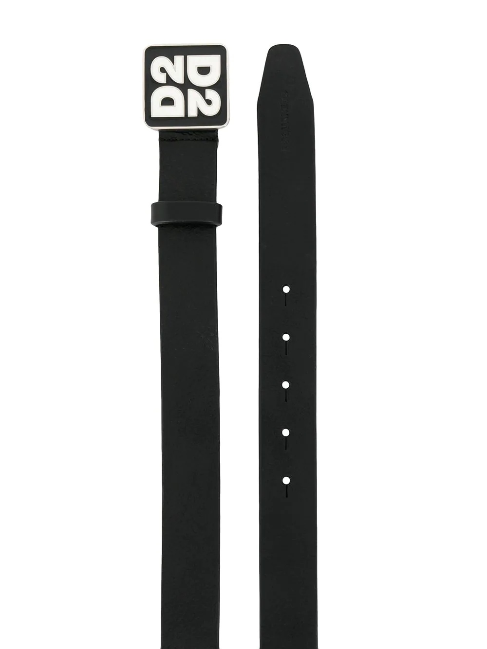 logo buckle belt - 2