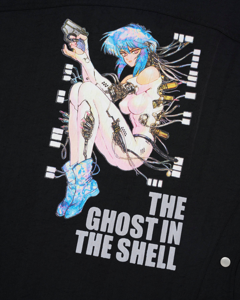 Brain Dead x Ghost In The Shell Titan Bomber Jacket - Black 3