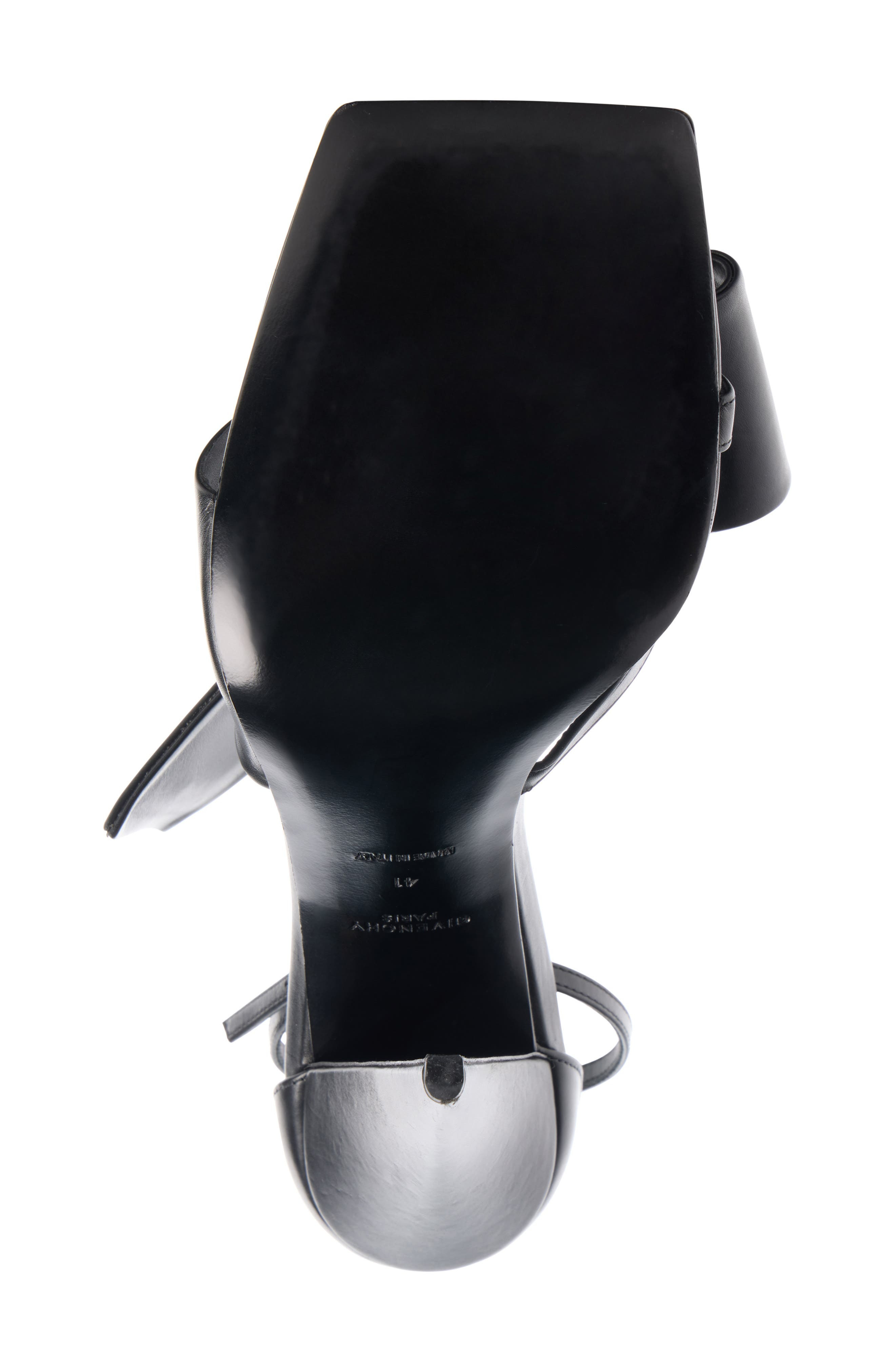 Givenchy Twisted Ribbon Ankle Strap Sandal in Black at Nordstrom - 6