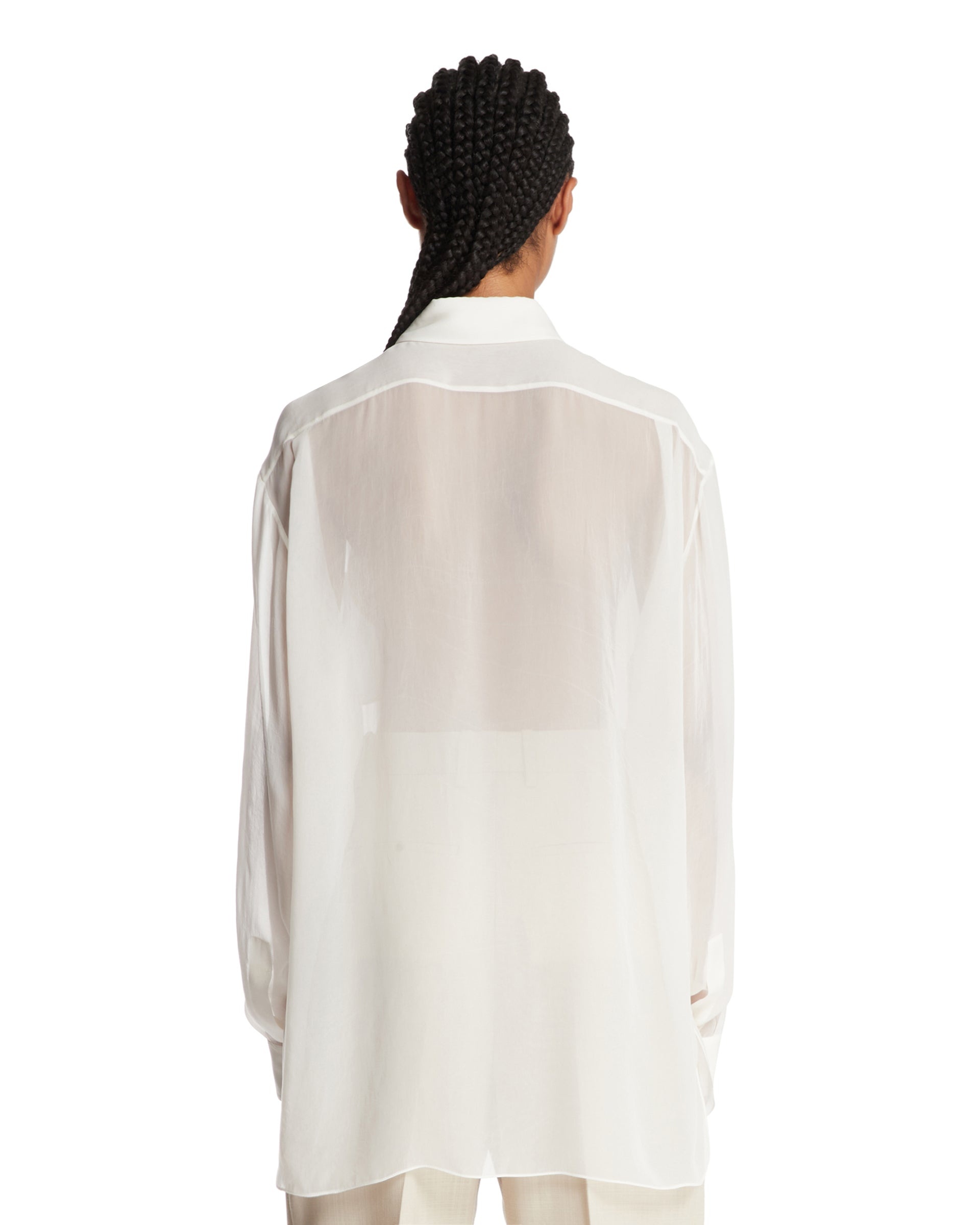White Nesson Cupro Shirt - 3
