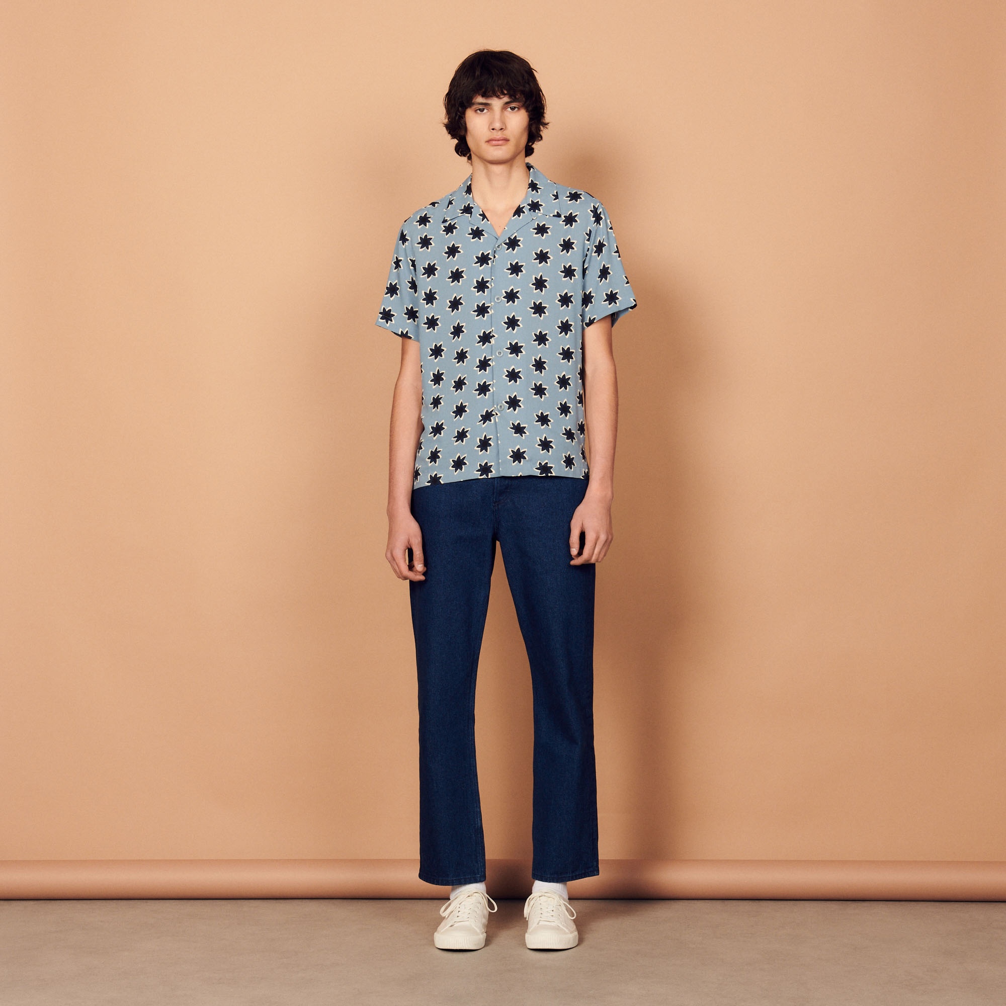 Printed flowing shirt - 6
