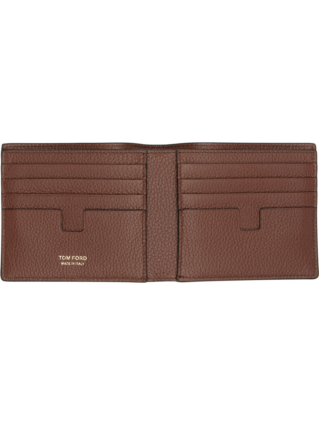 Tan Grain Leather Classic Bifold Wallet - 3