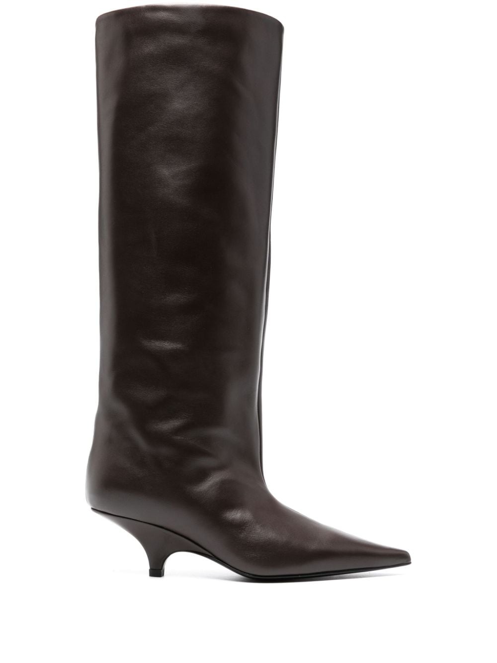 55mm leather boots - 1