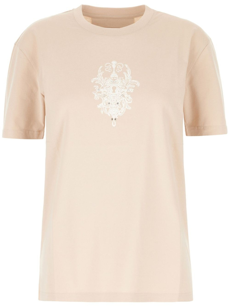 logo-print cotton T-shirt 1