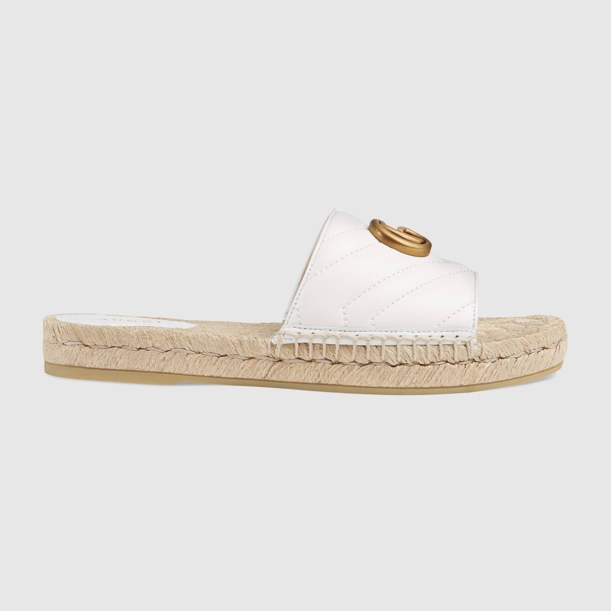 Leather espadrille sandal - 1