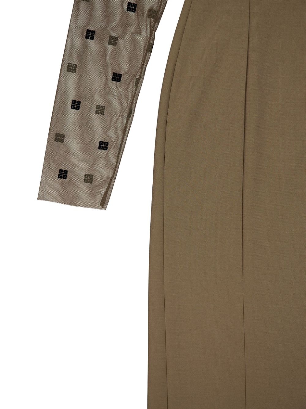 monogram dress - 5