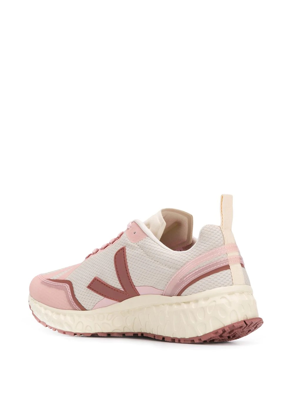 panelled low top trainers - 3