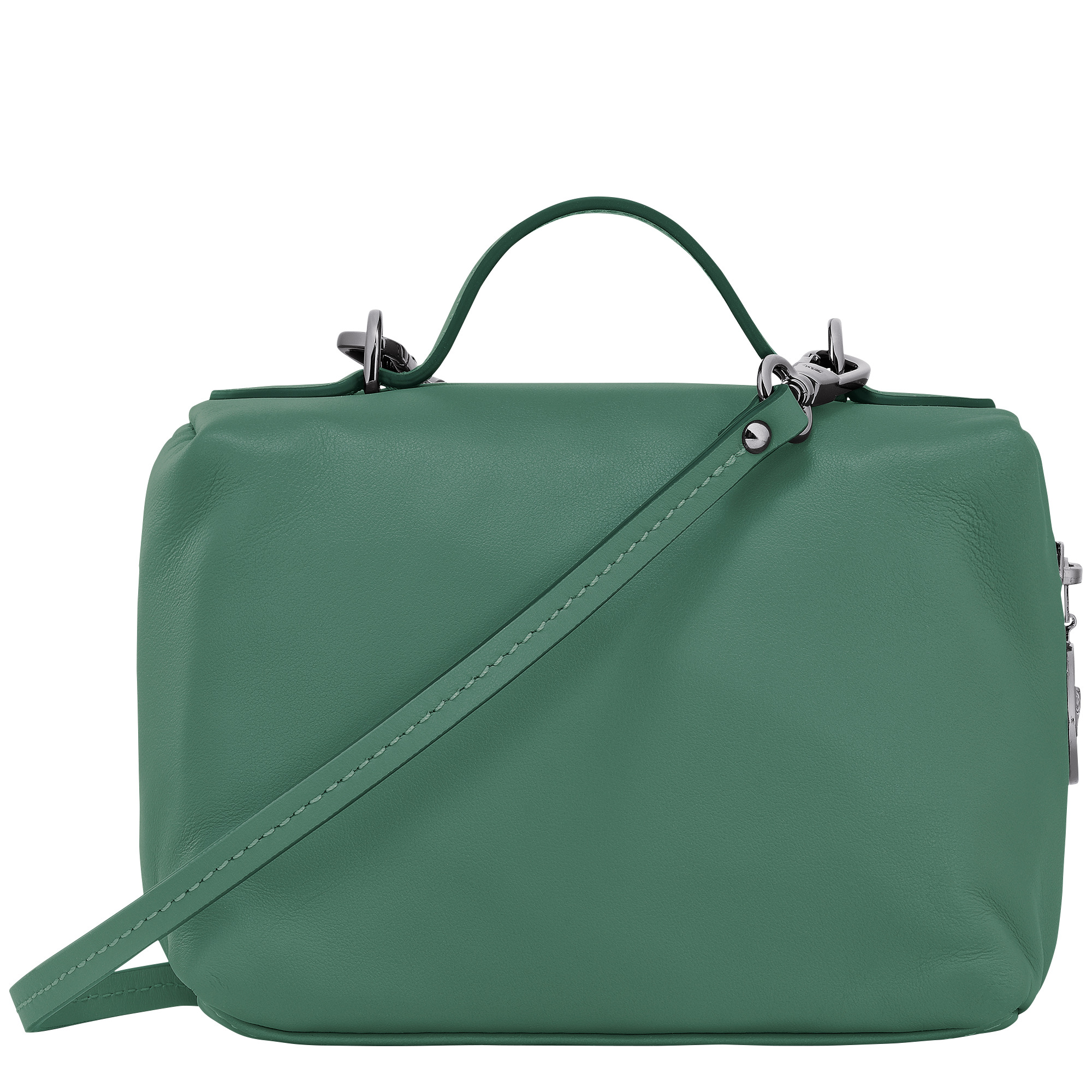 Le Pliage Xtra XS Vanity Sage - Leather - 4