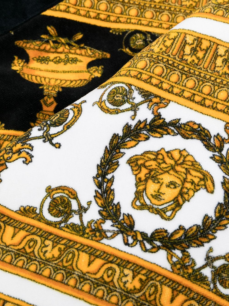 VERSACE baroque-print beach towel outlook