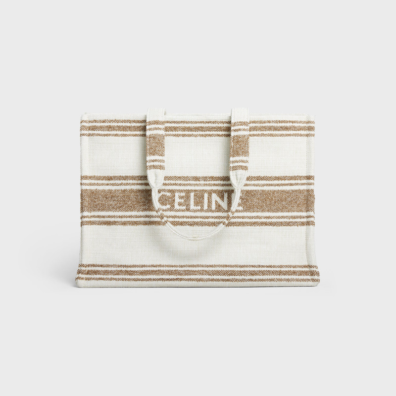 Large Cabas Thais in STRIPED TEXTILE WITH CELINE JACQUARD 3