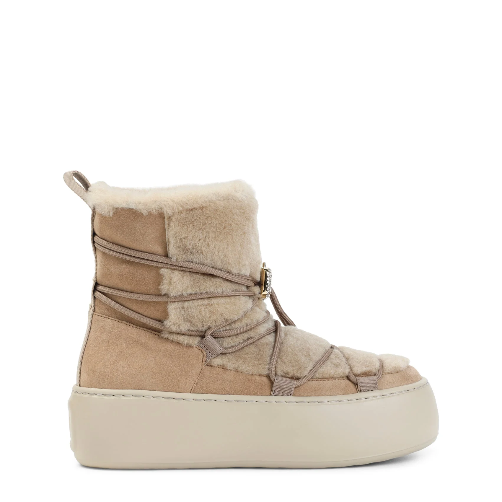 Roger Vivier Viv Up Winter Fur Bootie - 1