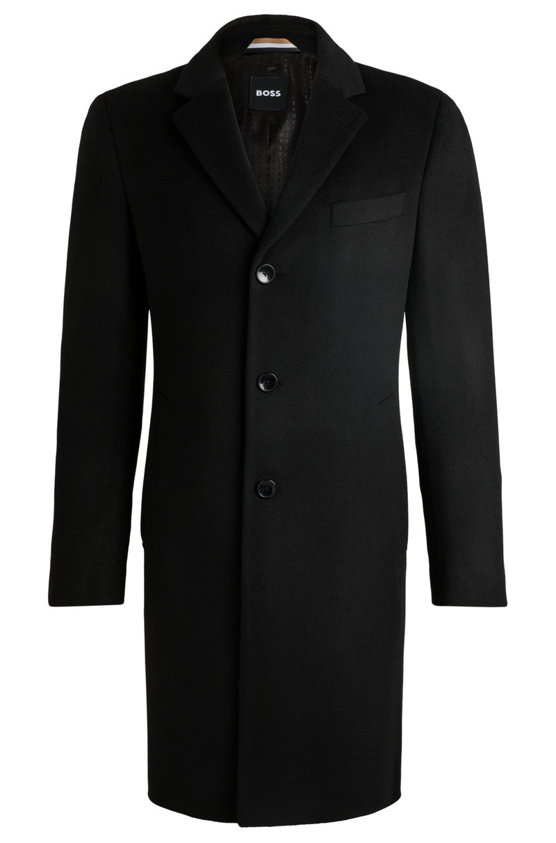 SLIM-FIT COAT IN WOOL AND CASHMERE 1
