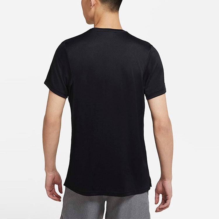 Nike Df Superset Top Ss Athleisure Casual Sports Running Round Neck Short Sleeve Black CZ1220-010 - 4