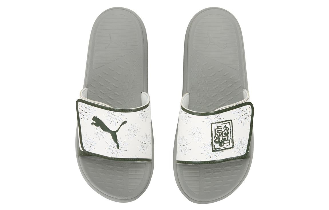 PUMA Softride Slide 'Grey White' 394201-01 - 3