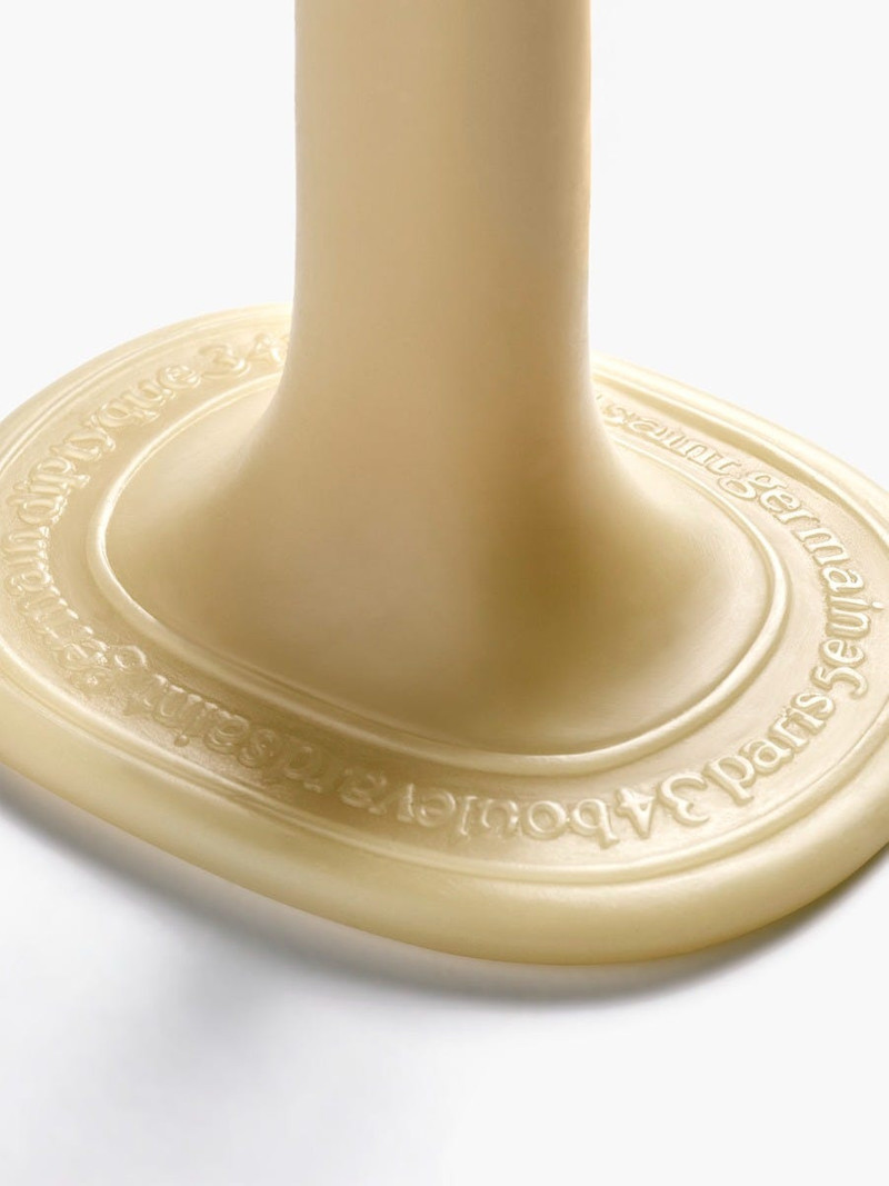 Ambre (Amber) - Taper candle with branded oval base 5