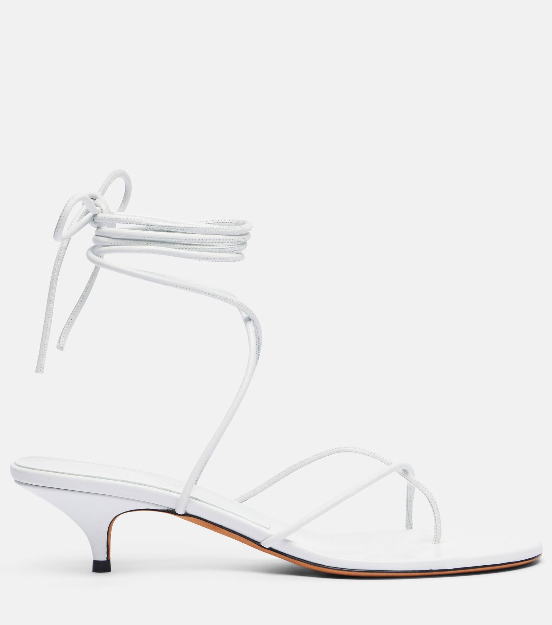 Slash Tie 40 leather sandals - 4