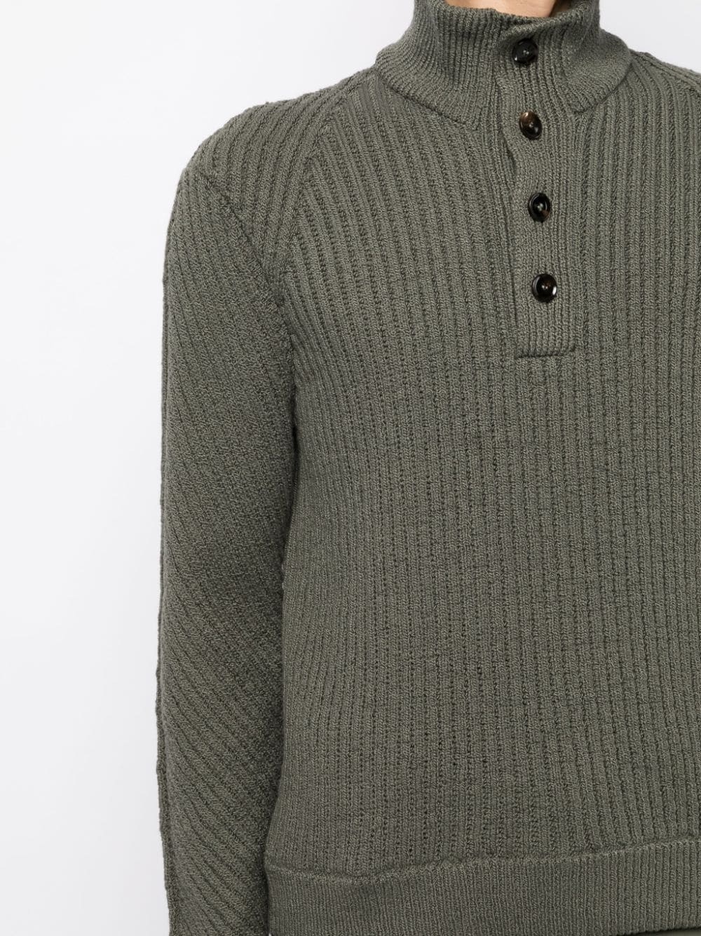CHUNKY RIBBED COTTON JUMPER - 5