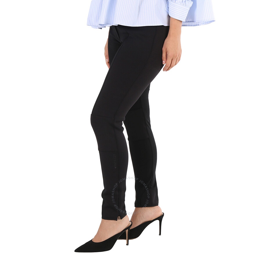 Burberry Ladies Black Stretch Crepe Jersey Neoprene Jodhpurs - 5