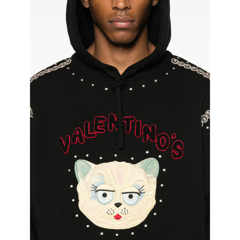 Valentino Black Sweaters & Knitwear - Hoodies Men - 2