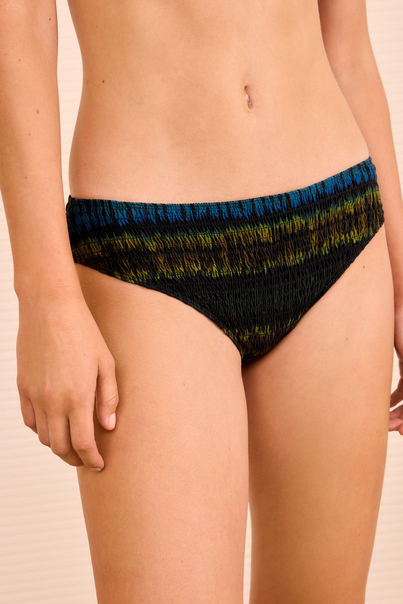 ULLA JOHNSON Marseille Smocked Bikini Bottom outlook