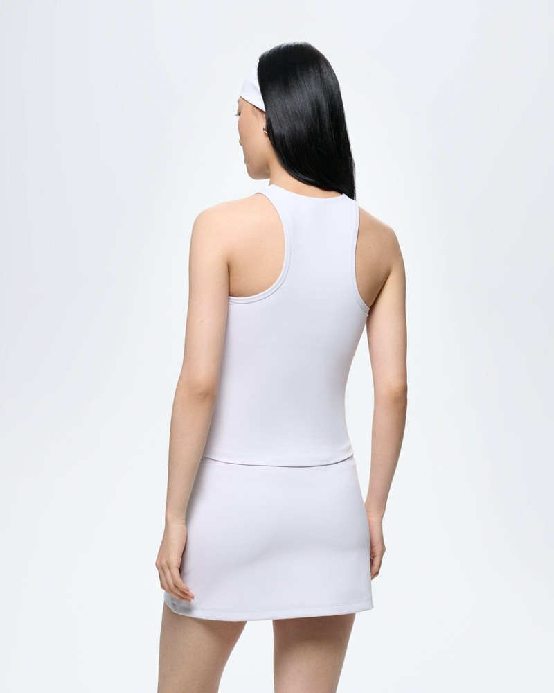 Womens Court Side Tank Top - Ice Grey 5