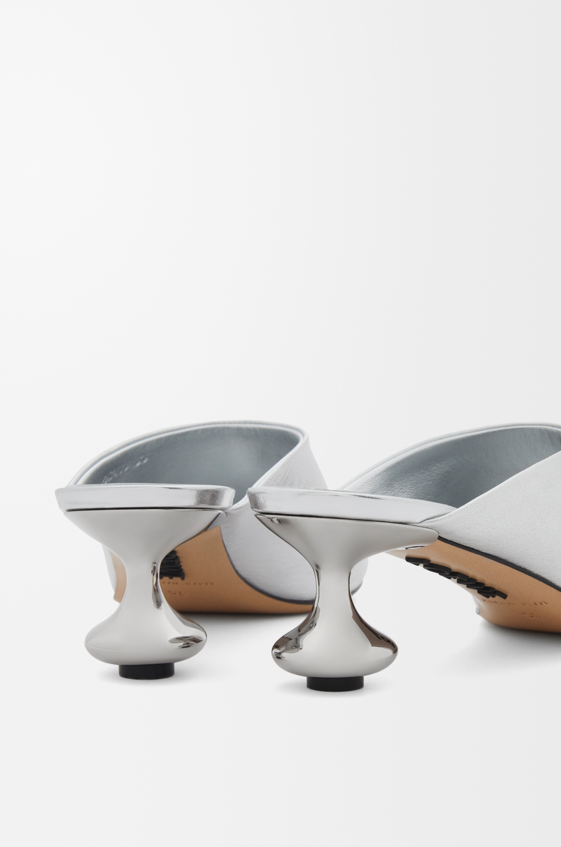 Toy mule in laminated lambskin - 5
