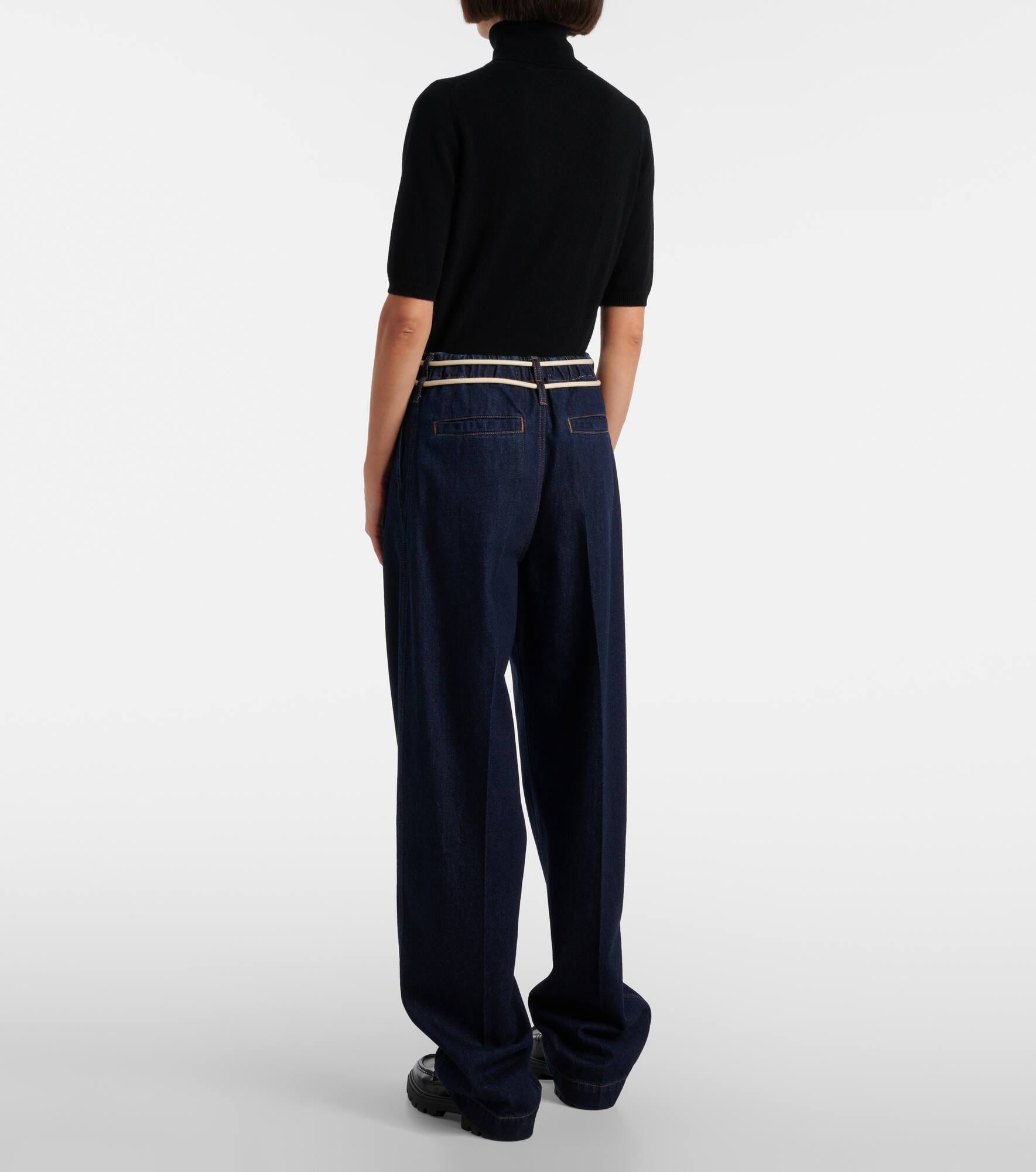 Nembi high-rise straight jeans - 3